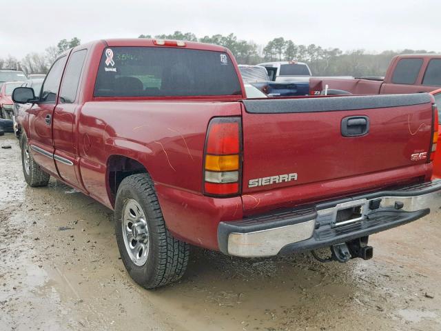 1GTEC19Z26Z177822 - 2006 GMC NEW SIERRA BURGUNDY photo 3