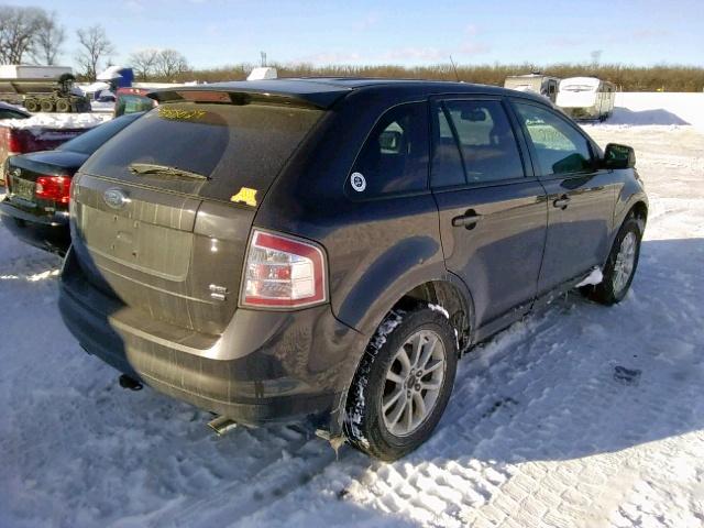 2FMDK48C37BA58349 - 2007 FORD EDGE SEL BLACK photo 4