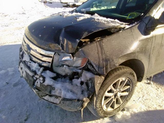 2FMDK48C37BA58349 - 2007 FORD EDGE SEL BLACK photo 9