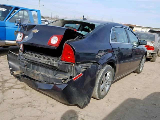 1G1ZC5EB4AF102771 - 2010 CHEVROLET MALIBU 1LT BLACK photo 4