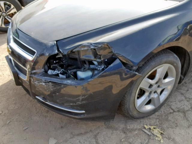 1G1ZC5EB4AF102771 - 2010 CHEVROLET MALIBU 1LT BLACK photo 9