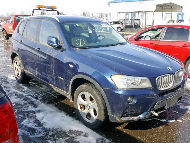 5UXWX5C55CL728277 - 2012 BMW X3 XDRIVE2 BLUE photo 1