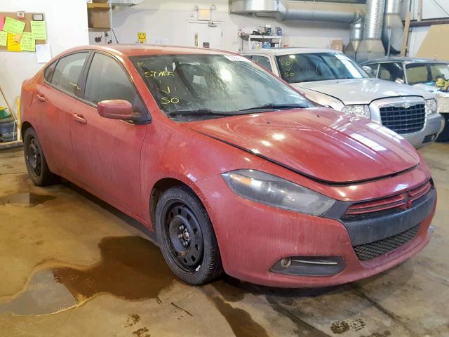 1C3CDFBH8DD147130 - 2013 DODGE DART SXT RED photo 1