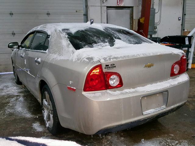 1G1ZC5E07CF129335 - 2012 CHEVROLET MALIBU 1LT 金色 照片 3