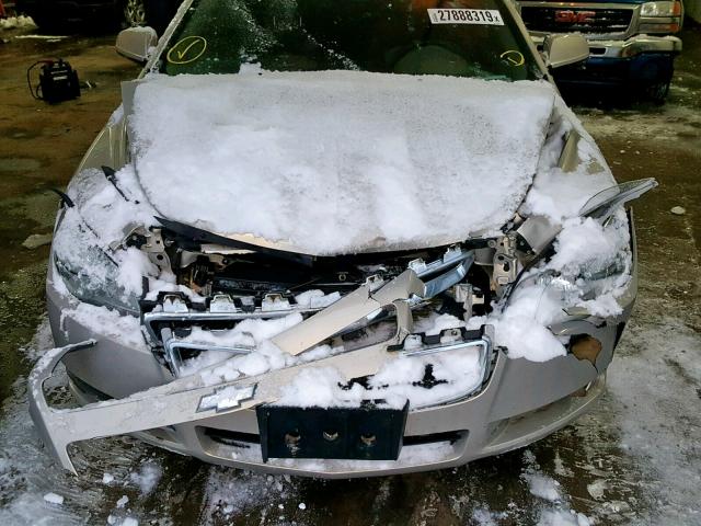 1G1ZC5E07CF129335 - 2012 CHEVROLET MALIBU 1LT 金色 照片 7