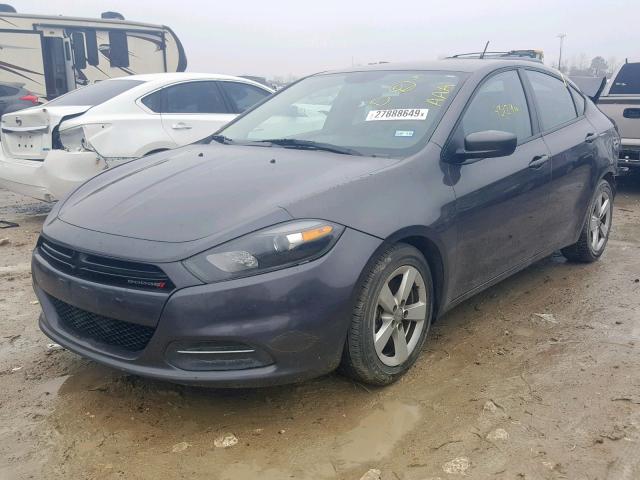 1C3CDFBB0GD717539 - 2016 DODGE DART SXT CHARCOAL photo 2