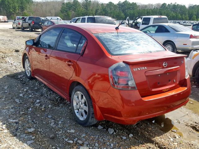 3N1AB6AP0AL611389 - 2010 NISSAN SENTRA 2.0 RED photo 3