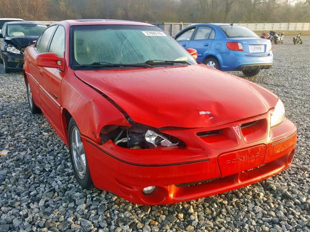 1G2NW52E61C259249 - 2001 PONTIAC GRAND AM G RED photo 1