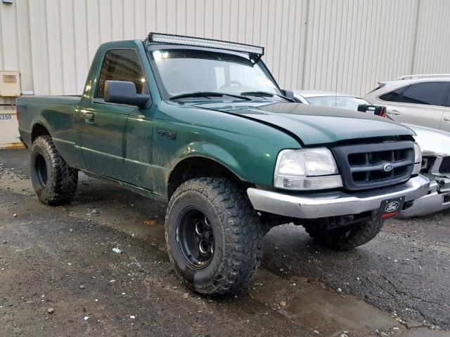 1FTYR10CXYPA82816 - 2000 FORD RANGER GREEN photo 1