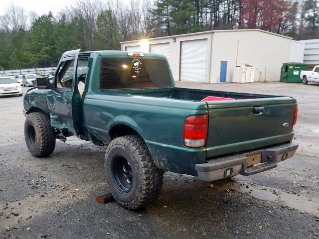 1FTYR10CXYPA82816 - 2000 FORD RANGER GREEN photo 3