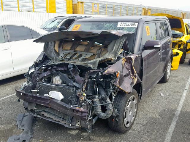 JTLKE50E791084770 - 2009 TOYOTA SCION XB PURPLE photo 2