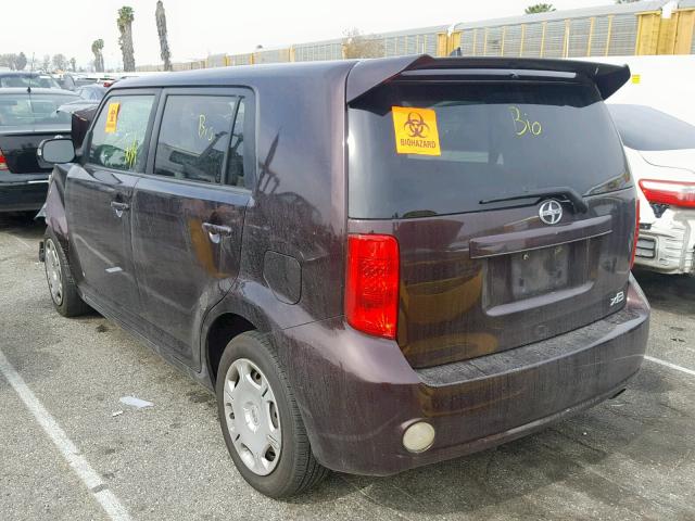 JTLKE50E791084770 - 2009 TOYOTA SCION XB PURPLE photo 3