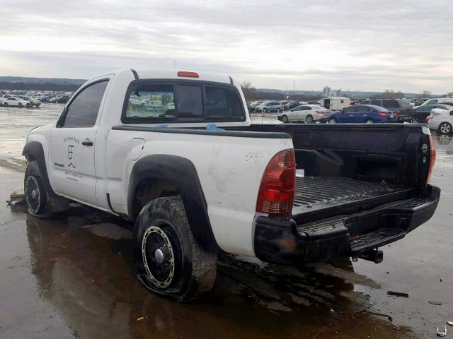 5TEPX42N86Z197101 - 2006 TOYOTA TACOMA WHITE photo 3