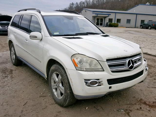 4JGBF22E78A426958 - 2008 MERCEDES-BENZ GL 320 CDI WHITE photo 1