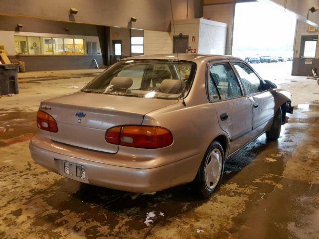 1Y1SK5285XZ408076 - 1999 CHEVROLET GEO PRIZM TAN photo 4