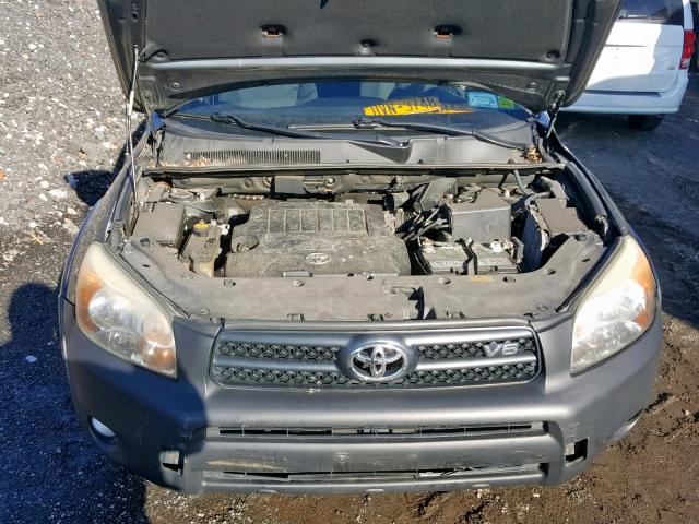 JTMBK32V366006880 - 2006 TOYOTA RAV4 SPORT GRAY photo 7