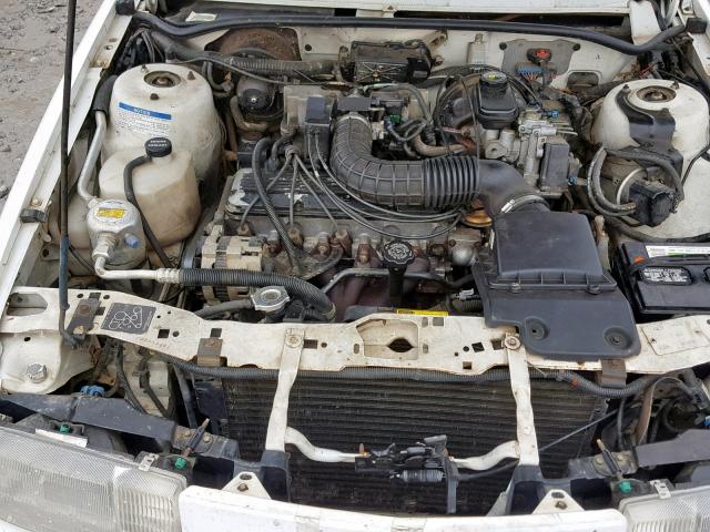 1G1JC1448R7291438 - 1994 CHEVROLET CAVALIER V WHITE photo 7