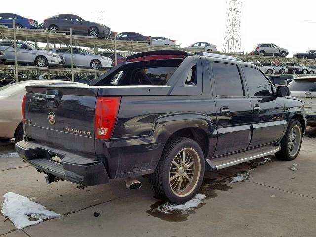 3GYEK62N54G142433 - 2004 CADILLAC ESCALADE E BLACK photo 4