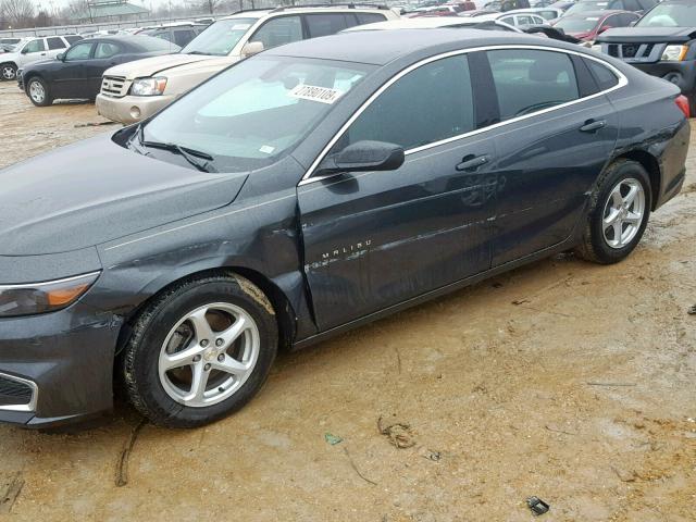 1G1ZB5ST8HF134343 - 2017 CHEVROLET MALIBU LS GRAY photo 9
