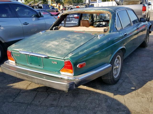 SAJAV1349FC422304 - 1985 JAGUAR XJ6 GREEN photo 4