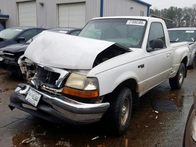 1FTYR10C6WPA08838 - 1998 FORD RANGER WHITE photo 2