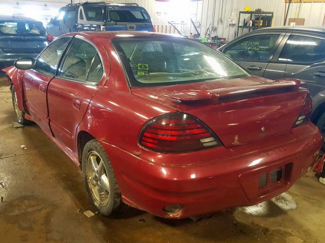 1G2NF52E44C228070 - 2004 PONTIAC GRAND AM S MAROON photo 3