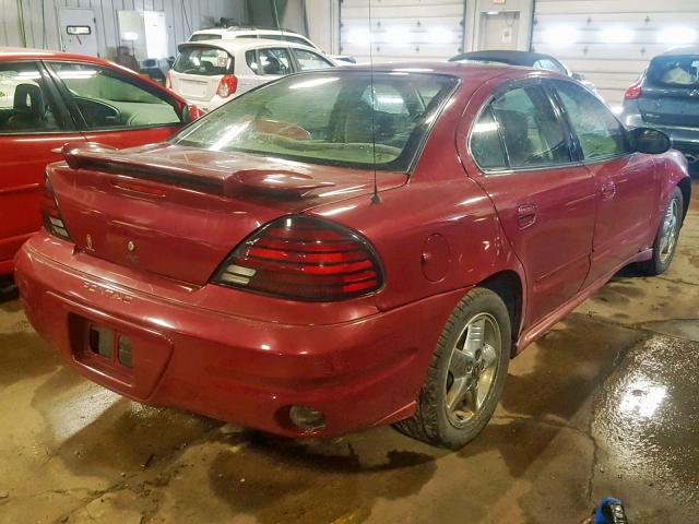 1G2NF52E44C228070 - 2004 PONTIAC GRAND AM S MAROON photo 4