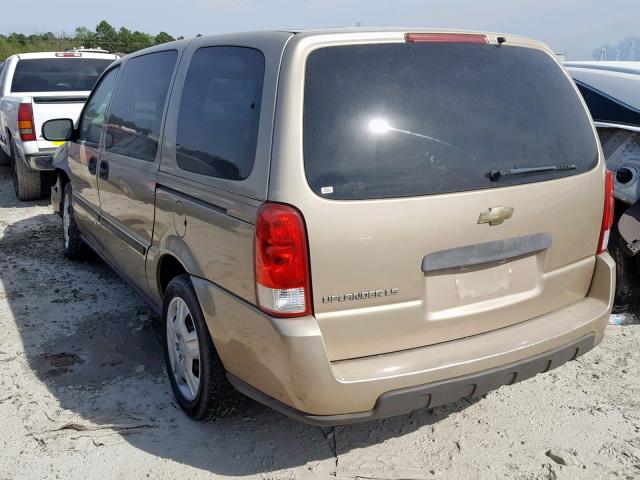 1GNDV23L36D192737 - 2006 CHEVROLET UPLANDER L 金色 照片 3