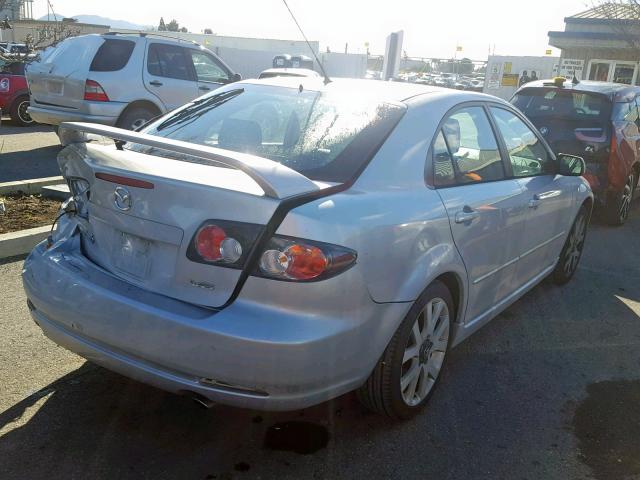 1YVHP84D165M67881 - 2006 MAZDA 6 S SILVER photo 4