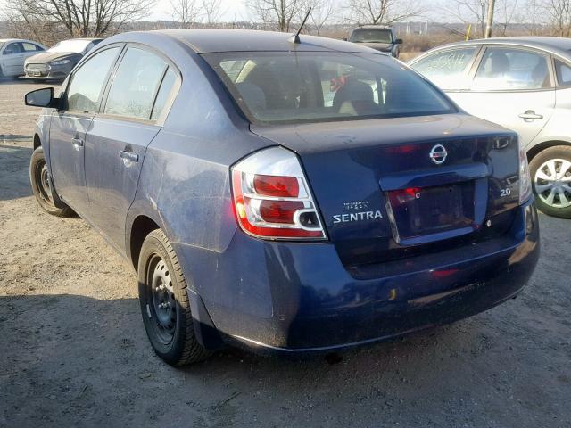 3N1AB61E27L677501 - 2007 NISSAN SENTRA 2.0 BLUE photo 3