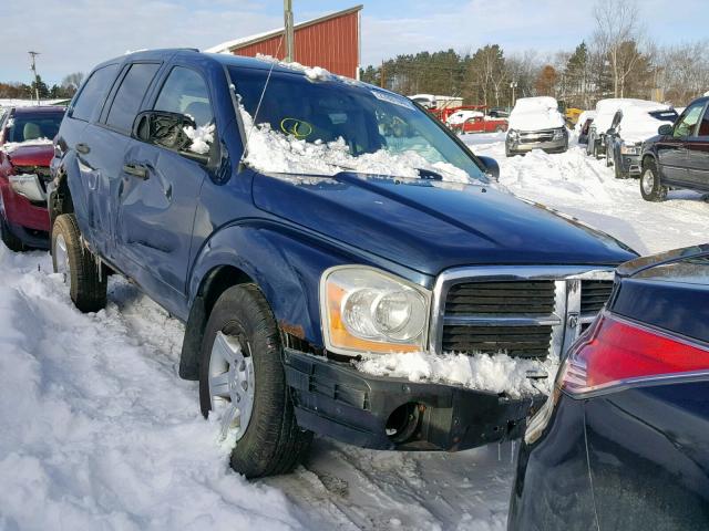 1D8HB38N95F563343 - 2005 DODGE DURANGO ST BLUE photo 1