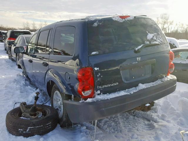 1D8HB38N95F563343 - 2005 DODGE DURANGO ST BLUE photo 3