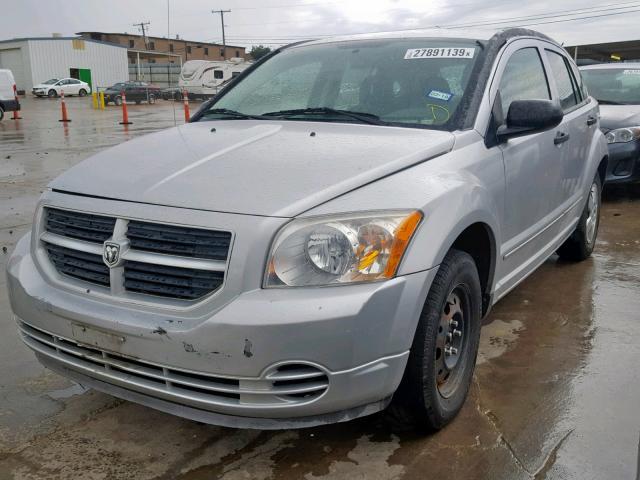 1B3HB28B97D182171 - 2007 DODGE CALIBER SILVER photo 2