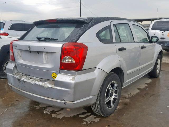 1B3HB28B97D182171 - 2007 DODGE CALIBER SILVER photo 4