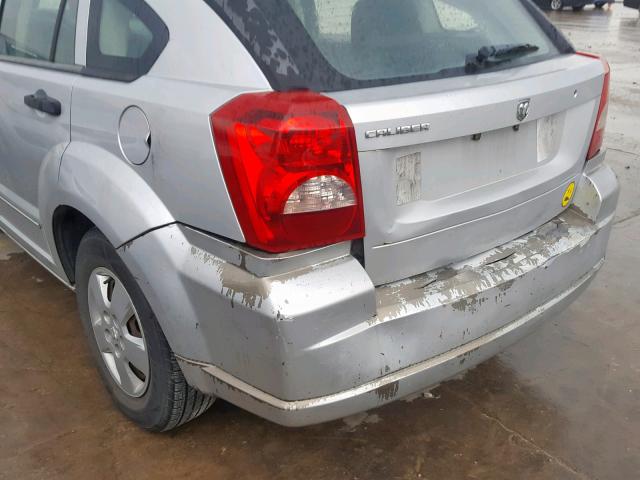 1B3HB28B97D182171 - 2007 DODGE CALIBER SILVER photo 9