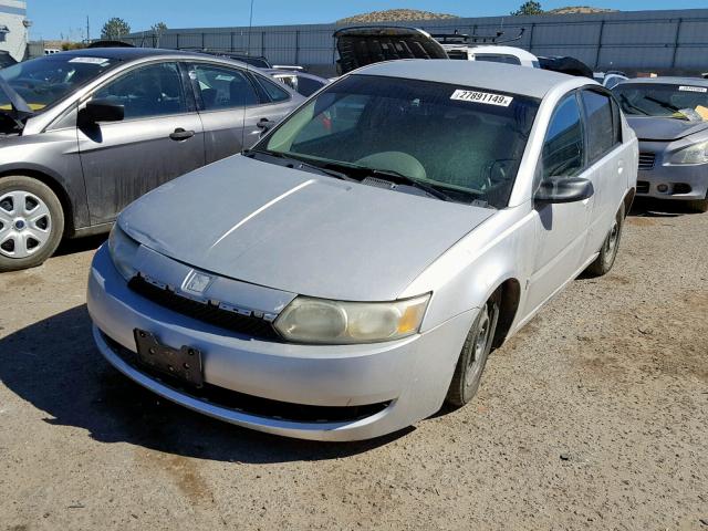 1G8AJ52F53Z107345 - 2003 SATURN ION LEVEL SILVER photo 2