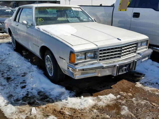 1G1AN47HXEH112198 - 1984 CHEVROLET CAPRICE CL WHITE photo 1