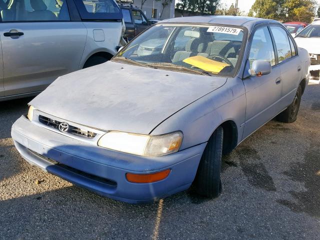 1NXBB02EXTZ458598 - 1996 TOYOTA COROLLA DX BLUE photo 2