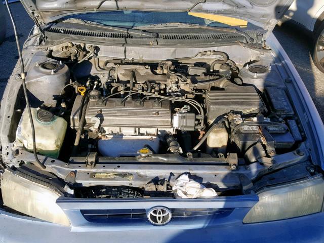 1NXBB02EXTZ458598 - 1996 TOYOTA COROLLA DX BLUE photo 7