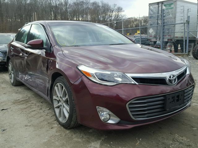 4T1BK1EB0EU123392 - 2014 TOYOTA AVALON BAS MAROON photo 1