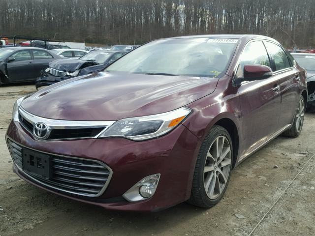 4T1BK1EB0EU123392 - 2014 TOYOTA AVALON BAS MAROON photo 2