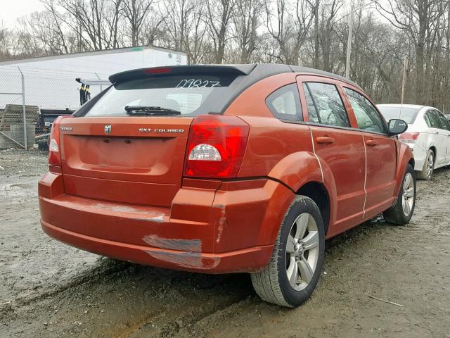 1B3CB3HA9AD568250 - 2010 DODGE CALIBER MA ORANGE photo 4