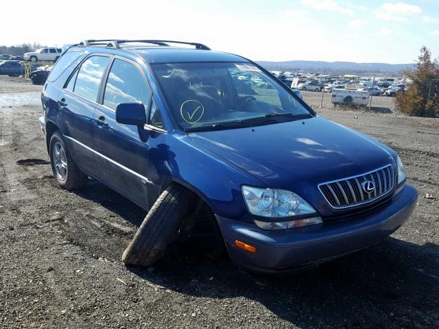 JTJHF10UX20245320 - 2002 LEXUS RX 300 BLUE photo 1