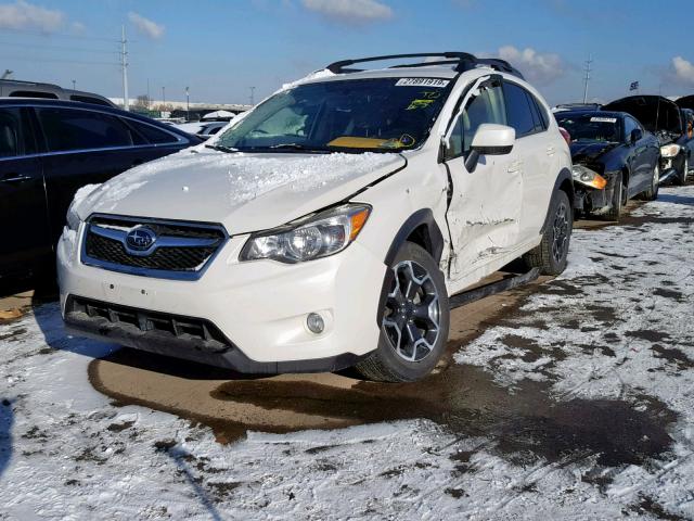 JF2GPACCXE8209200 - 2014 SUBARU XV CROSSTR WHITE photo 2