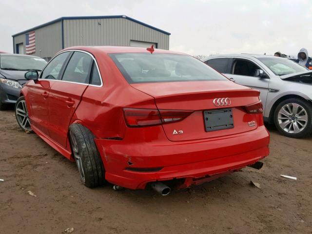 WAUJ8GFF1H1051561 - 2017 AUDI A3 PREMIUM RED photo 3