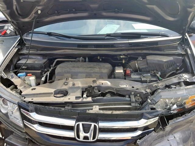 5FNRL5H2XFB048469 - 2015 HONDA ODYSSEY LX GRAY photo 7