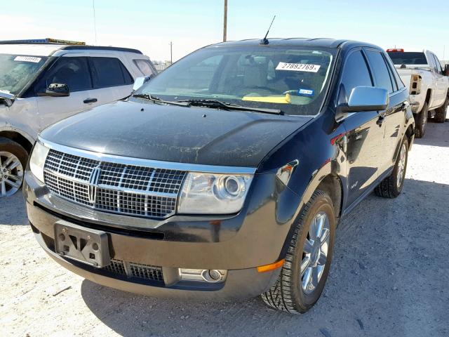 2LMDU68C18BJ05745 - 2008 LINCOLN MKX BLACK photo 2