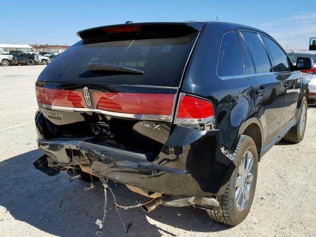 2LMDU68C18BJ05745 - 2008 LINCOLN MKX BLACK photo 4