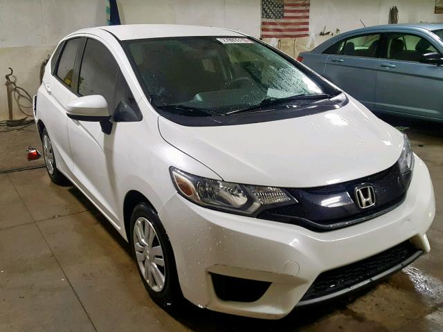 3HGGK5H54FM716428 - 2015 HONDA FIT LX WHITE photo 1