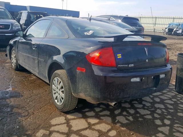 1G2AS18H397271755 - 2009 PONTIAC G5 BLACK photo 3